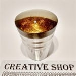 Creative Shop Space Collection Stamper Set - Black with Gold Glitter