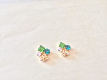 3D Green Diamonte Cluster Charm 3D Green Diamonte Cluster Charm
