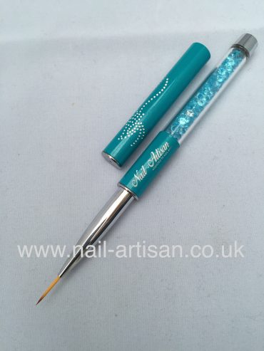 Nail-Artisan Nail Art Striper Brush – Turquoise Nail-Artisan Nail Art Striper Brush – Turquoise