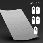 RockNailStar Vinyl Stencils and Stickers - Shine (Mini Size)