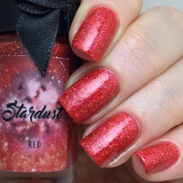 STARDUST – RED By Esmaltes da Kelly... STARDUST – RED By Esmaltes da Kelly...