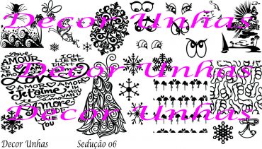 Decor Unhas Seducao 07 Stamping Plate *NEW... Decor Unhas Seducao 07 Stamping Plate *NEW...