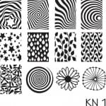 Kelly Negri by Esmaltes da Kelly Stamping Plate - KN1