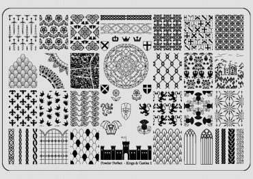 Kings & Castles STAMPING PLATE 01 –... Kings & Castles STAMPING PLATE 01 –...