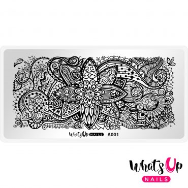 Whats Up Nails – A001 Majestic Flowers Whats Up Nails – A001 Majestic Flowers