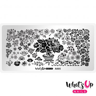 Whats Up Nails – A005 Floral Paradise Whats Up Nails – A005 Floral Paradise