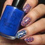 Moonflower Stamping Polish - Azul - Rainbow Cremes Collection