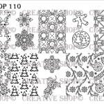 Creative Shop Stamping Plate 110