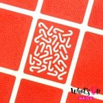 Whats Up Nails - Candy Canes Stencils x 2 Sheets