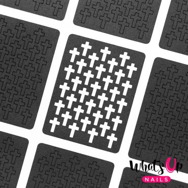Whats Up Nails – Crosses Stencils x... Whats Up Nails – Crosses Stencils x...
