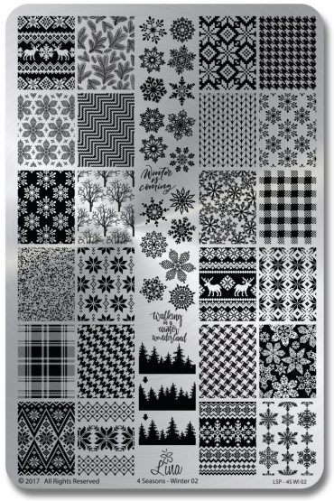 Lina Stamping Plates – 4 Seasons –... Lina Stamping Plates – 4 Seasons –...