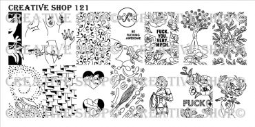 Creative Shop Stamping Plate 121 *NEW* Creative Shop Stamping Plate 121 *NEW*