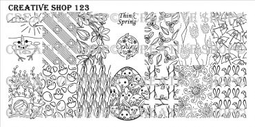 Creative Shop Stamping Plate 123 *NEW* Creative Shop Stamping Plate 123 *NEW*