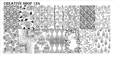 Creative Shop Stamping Plate 124 *NEW* Creative Shop Stamping Plate 124 *NEW*
