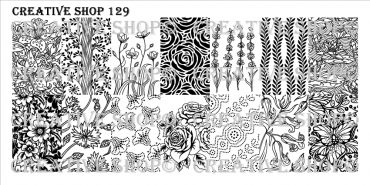 Creative Shop Stamping Plate 129 *NEW* Creative Shop Stamping Plate 129 *NEW*