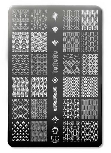 Art Deco Chic – UberChic Nail Stamping... Art Deco Chic – UberChic Nail Stamping...