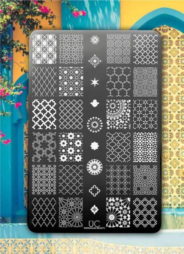 Moroccan Beauty – UberChic Nail Stamping Plate Moroccan Beauty – UberChic Nail Stamping Plate