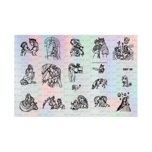 10pcs Nail Set 3 Print Nail Image Plate Stamper Scraper Set Nail Art Stencils Stamping Template Diy Manicure Tools Nail Art