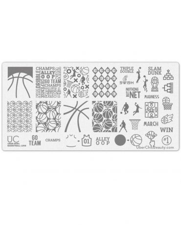 Basketball Love – Uber Mini Nail Stamp... Basketball Love – Uber Mini Nail Stamp...