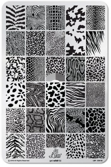 Lina Stamping Plates – Get Wild! 02... Lina Stamping Plates – Get Wild! 02...