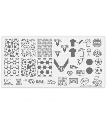 Soccer Love – Uber Mini Nail Stamp... Soccer Love – Uber Mini Nail Stamp...