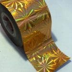 Fireworks Gold Nail Art Transfer Foil