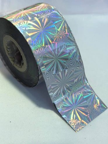 Fireworks Silver Nail Art Transfer Foil Fireworks Silver Nail Art Transfer Foil