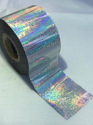 Glitter Bomb Silver Nail Art Transfer Foil Glitter Bomb Silver Nail Art Transfer Foil