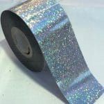Pixelated Silver Nail Art Transfer Foil