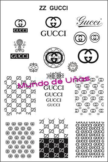 ZZ GUCCI 2 Stamping plate – Mundo de Unas