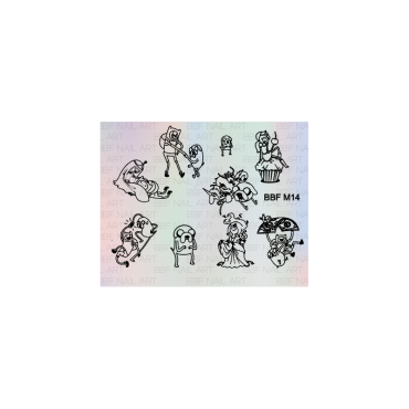 Loja BBF Mini Stamping Plate M14 *NEW* Loja BBF Mini Stamping Plate M14 *NEW*