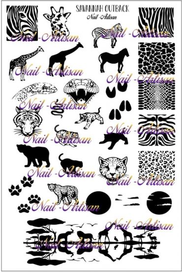 Savannah Outback Stamping Plate Savannah Outback Stamping Plate